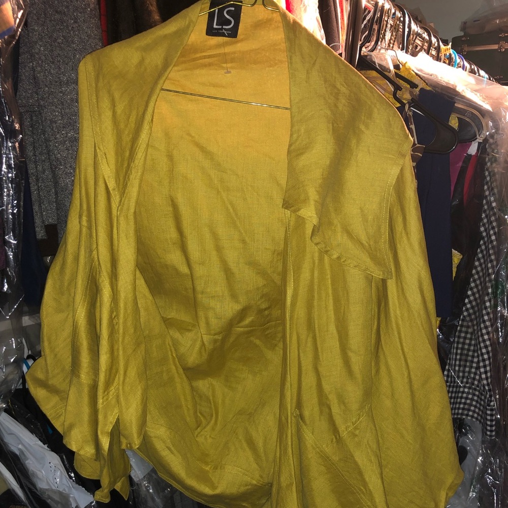 LS linen fun cardigan